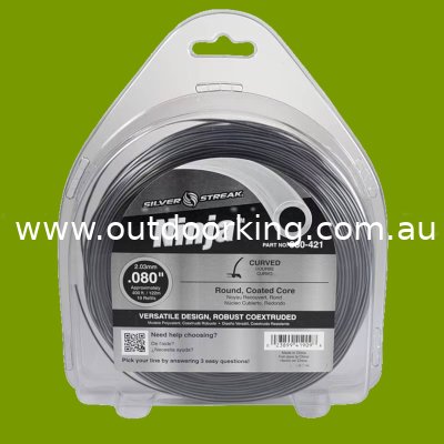 (image for) Silver Streak Ninja Trimmer Line .080" x 1 lb. Donut 380-421
