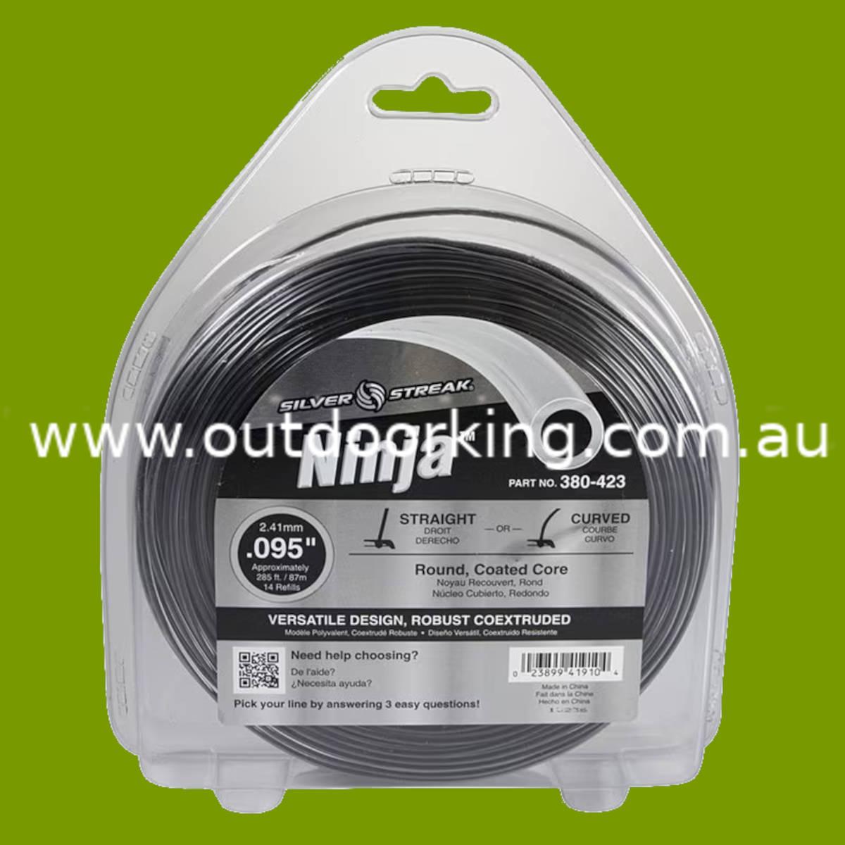 (image for) Silver Streak Ninja Trimmer Line .095" x 1 lb. Donut 380-423