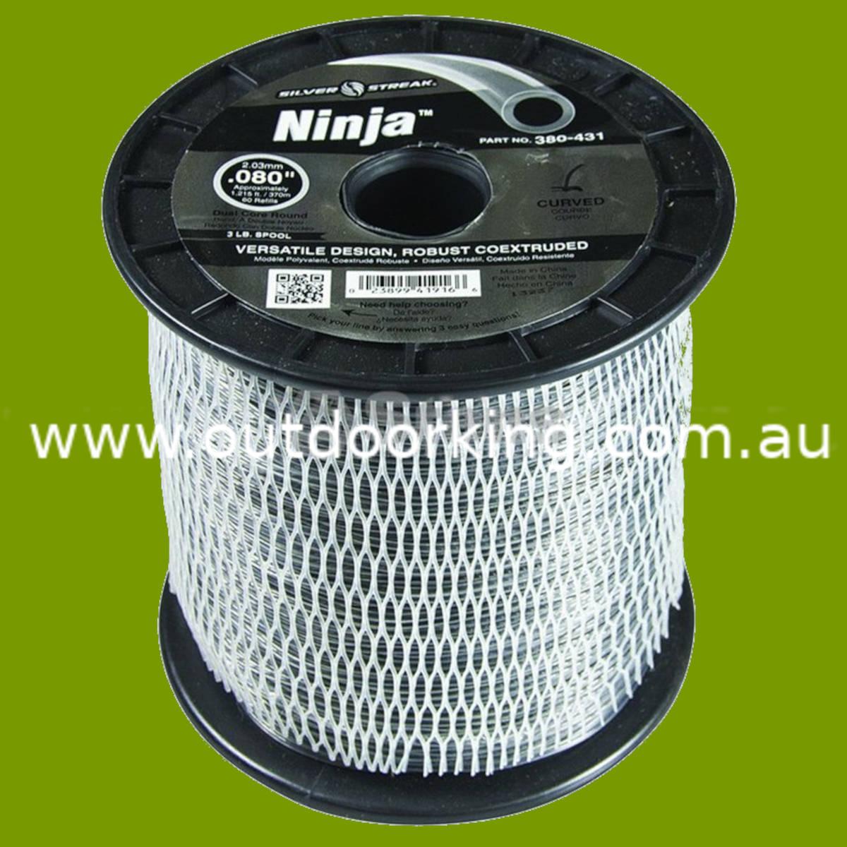 (image for) Silver Streak Ninja Trimmer Line .080" x 3 lb. Spool 380-431