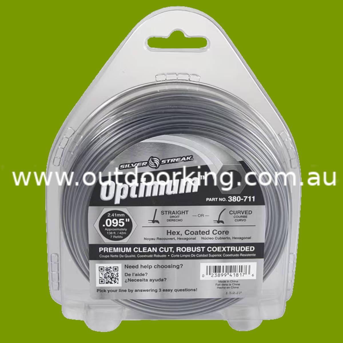 (image for) Silver Streak Optimum Trimmer Line .095" x 1/2 lb. Donut 380-711