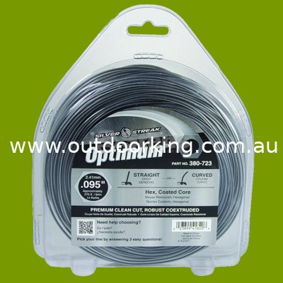 (image for) Silver Streak Optimum Trimmer Line .095" x 1 lb. Donut 380-723