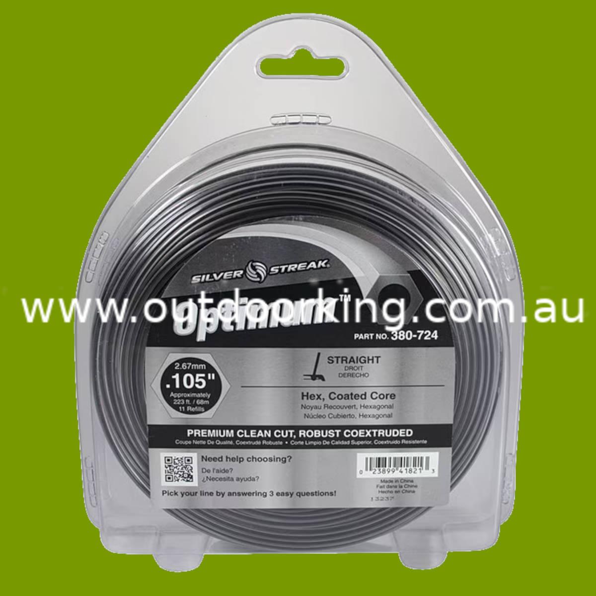 (image for) Silver Streak Optimum Trimmer Line .105" x 1 lb. Donut 380-724