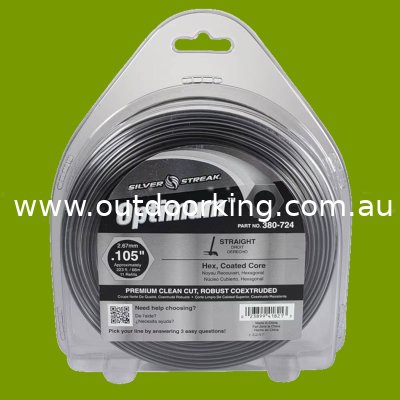 (image for) Silver Streak Optimum Trimmer Line .105" x 1 lb. Donut 380-724