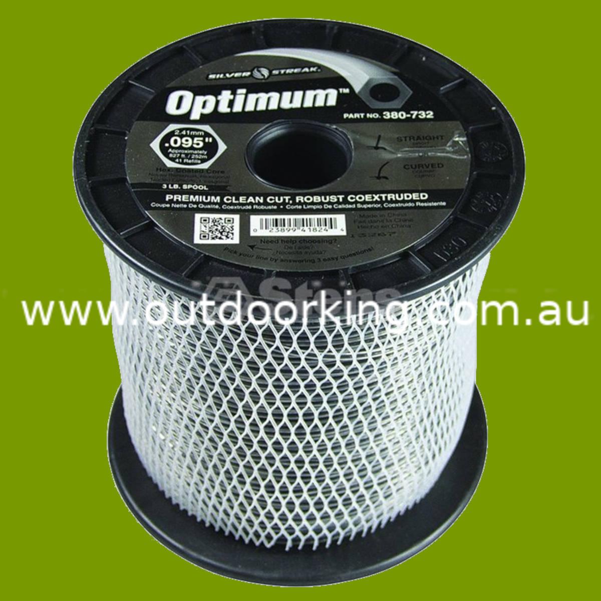 (image for) Silver Streak Optimum Trimmer Line .095" x 3 lb. Spool 380-732