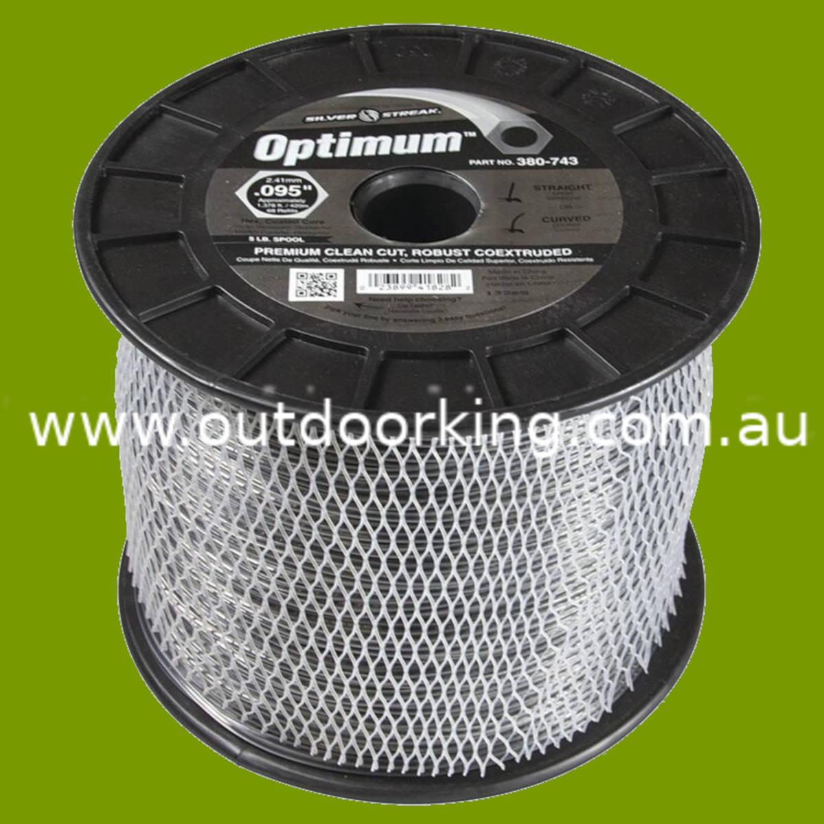 (image for) Silver Streak Optimum Trimmer Line .095" x 5 lb. Spool 380-743