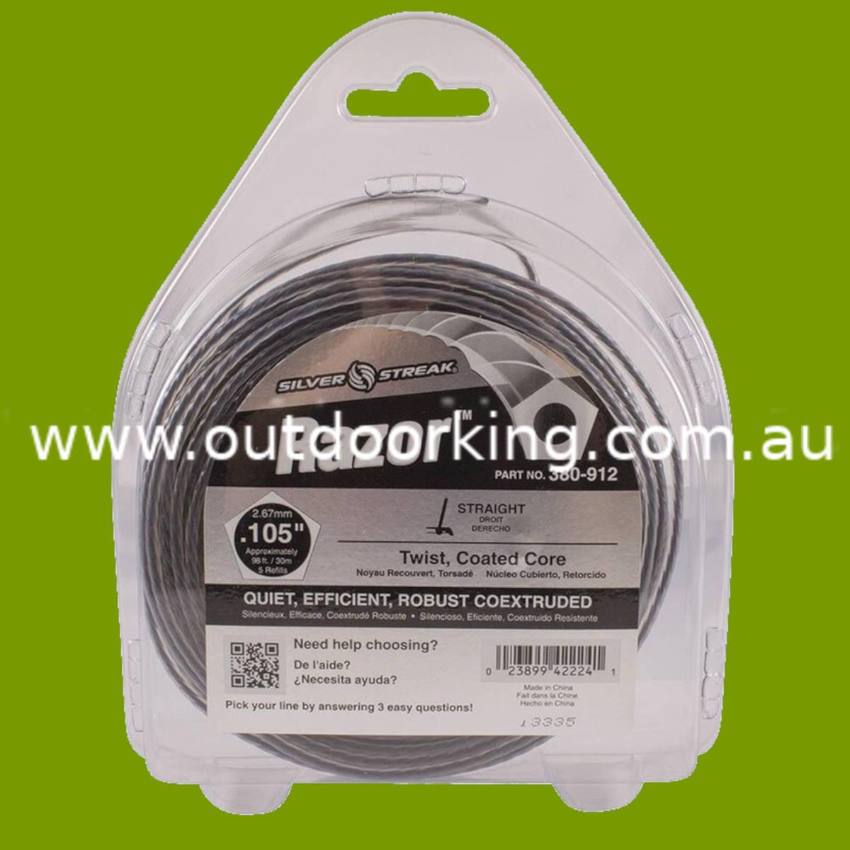 (image for) Silver Streak Razor Trimmer Line .105" x 1/2 lb. Donut 380-912