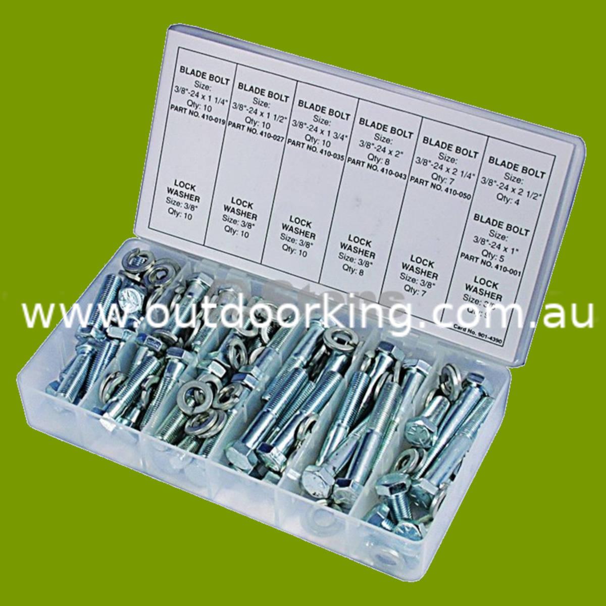 (image for) BLADE BOLT KIT 108 PIECE KIT STE415-109, 415-109