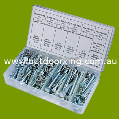 (image for) BLADE BOLT KIT 108 PIECE KIT STE415-109, 415-109