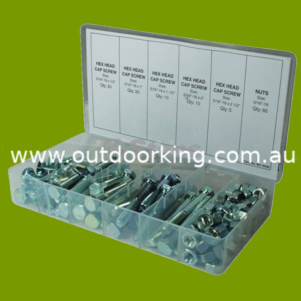 (image for) CAP SCREW KIT 130 PIECE KIT, 415-125, STE415-125