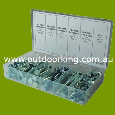 (image for) CAP SCREW KIT 130 PIECE KIT, 415-125, STE415-125