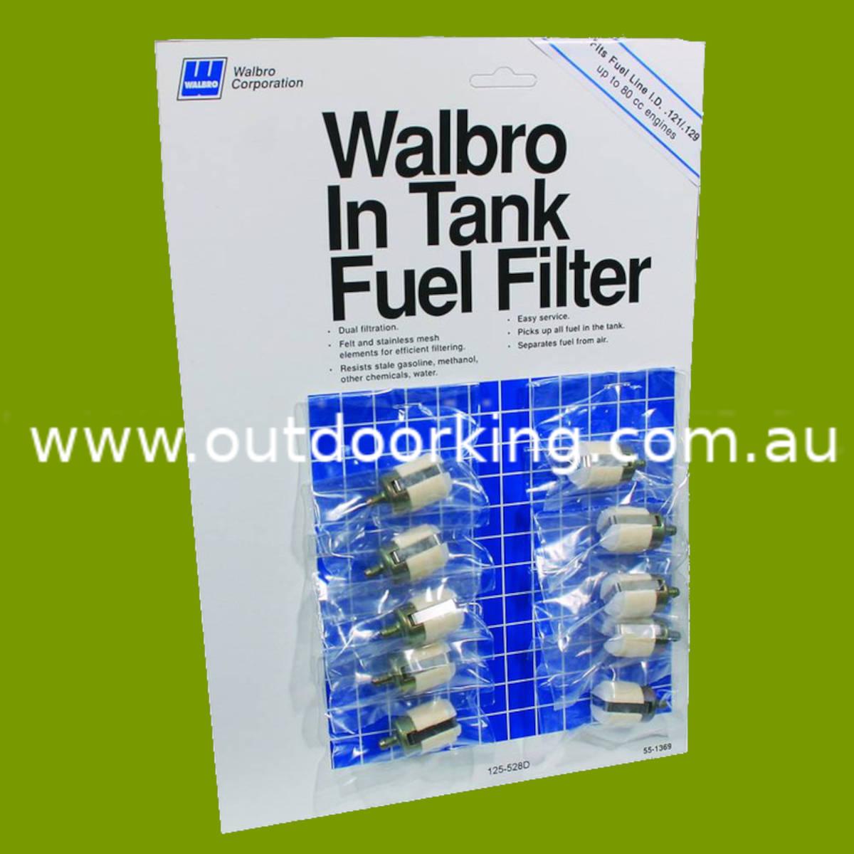 (image for) Walbro OEM Fuel Filter Display 125-528D, 610-129, STE610-129