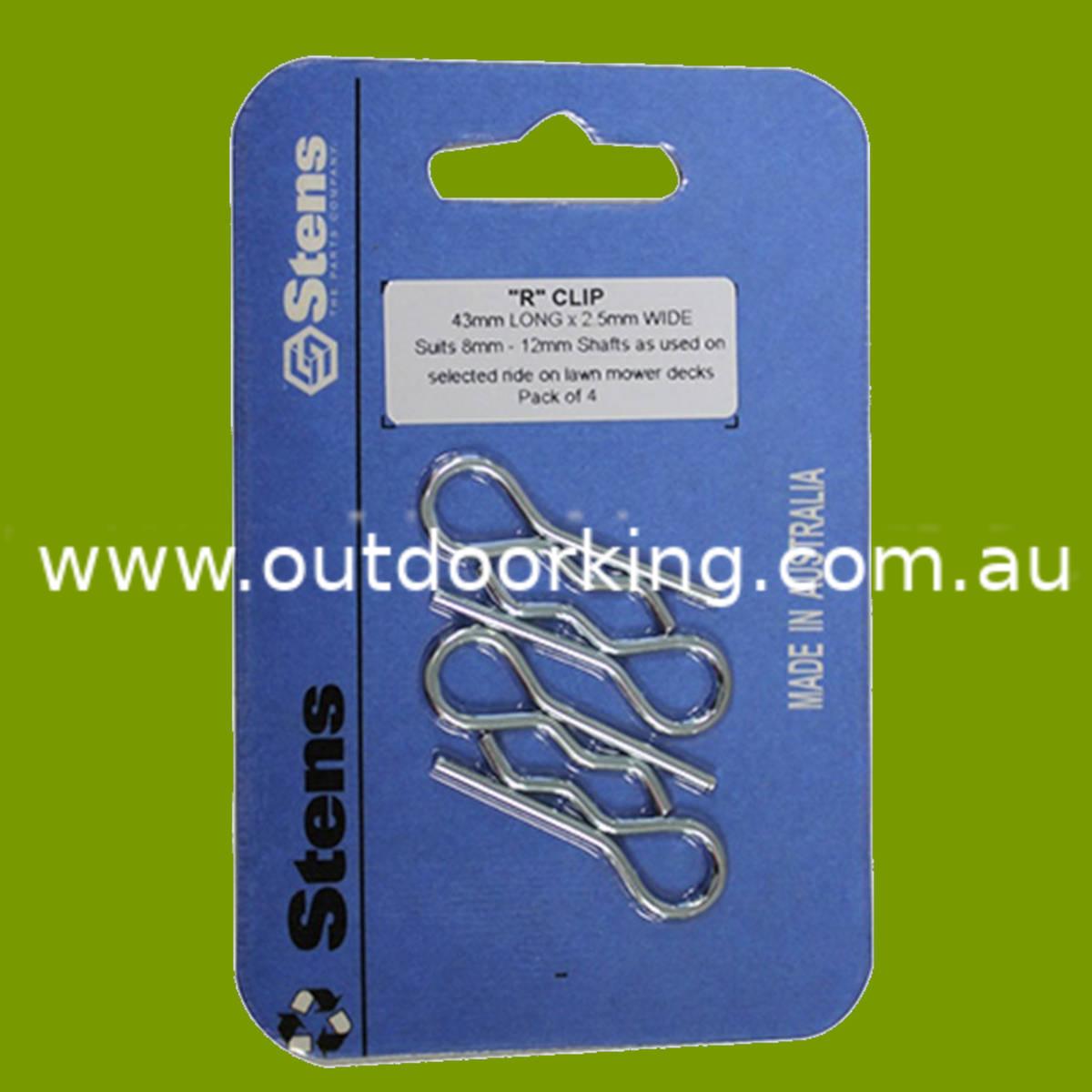 (image for) Stens "R" Clip 43mm X 2.5mm (PK 4) 950-009P