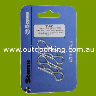 (image for) Stens "R" Clip 43mm X 2.5mm (PK 4) 950-009P