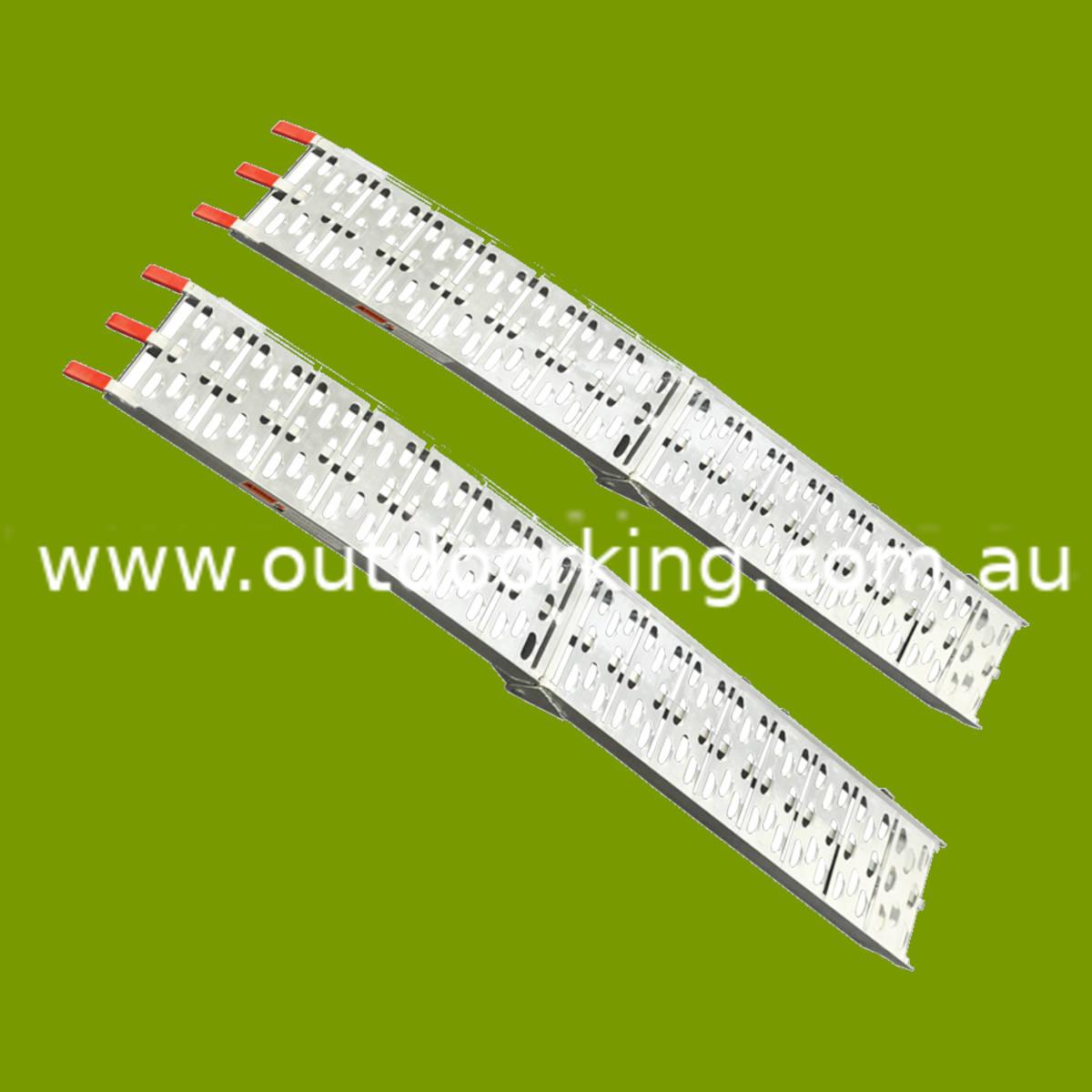 (image for) Aluminium Adjustable Folding Pair of Ramps TOL7713