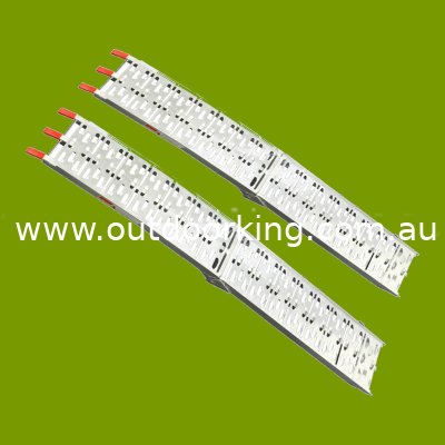 (image for) Aluminium Adjustable Folding Pair of Ramps TOL7713