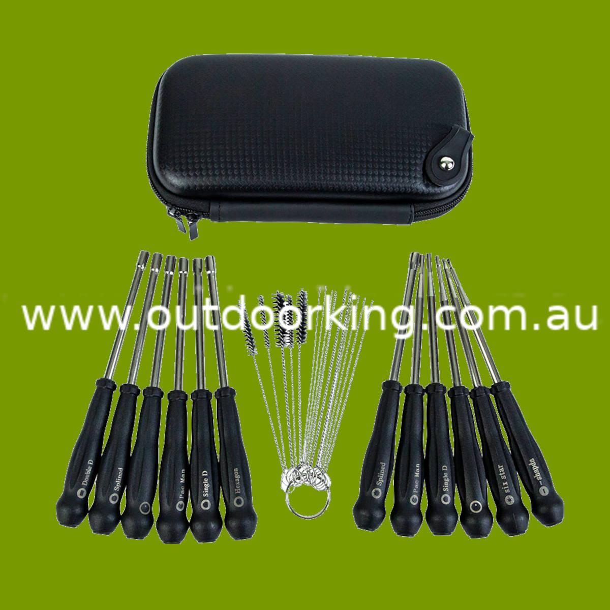 (image for) CARBURETTOR TUNING TOOL SET 12 PCS + CLEANING TOOL INCLUDES PROTECTIVE CARRY CASE TOL8603