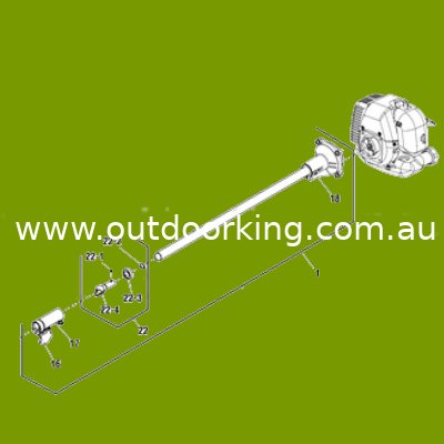 (image for) Victa Genuine Shaft Assembly. Easy Link Upper TR01263A