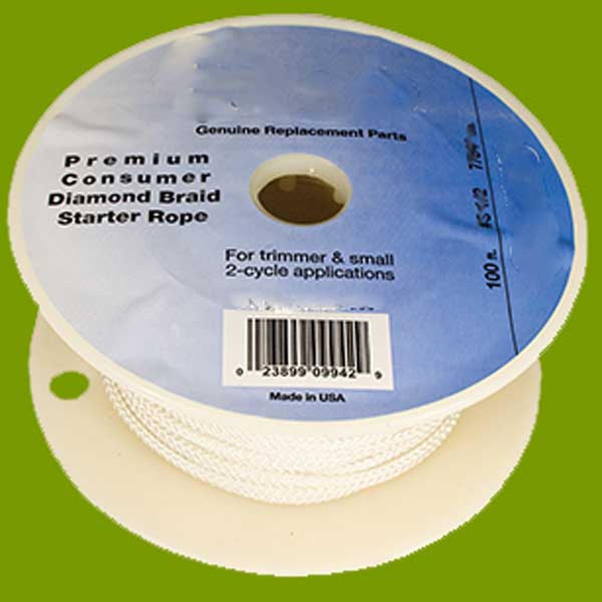 100' Diamond Braid Starter Rope #5, 145-612 [STE145-612] - $31.42